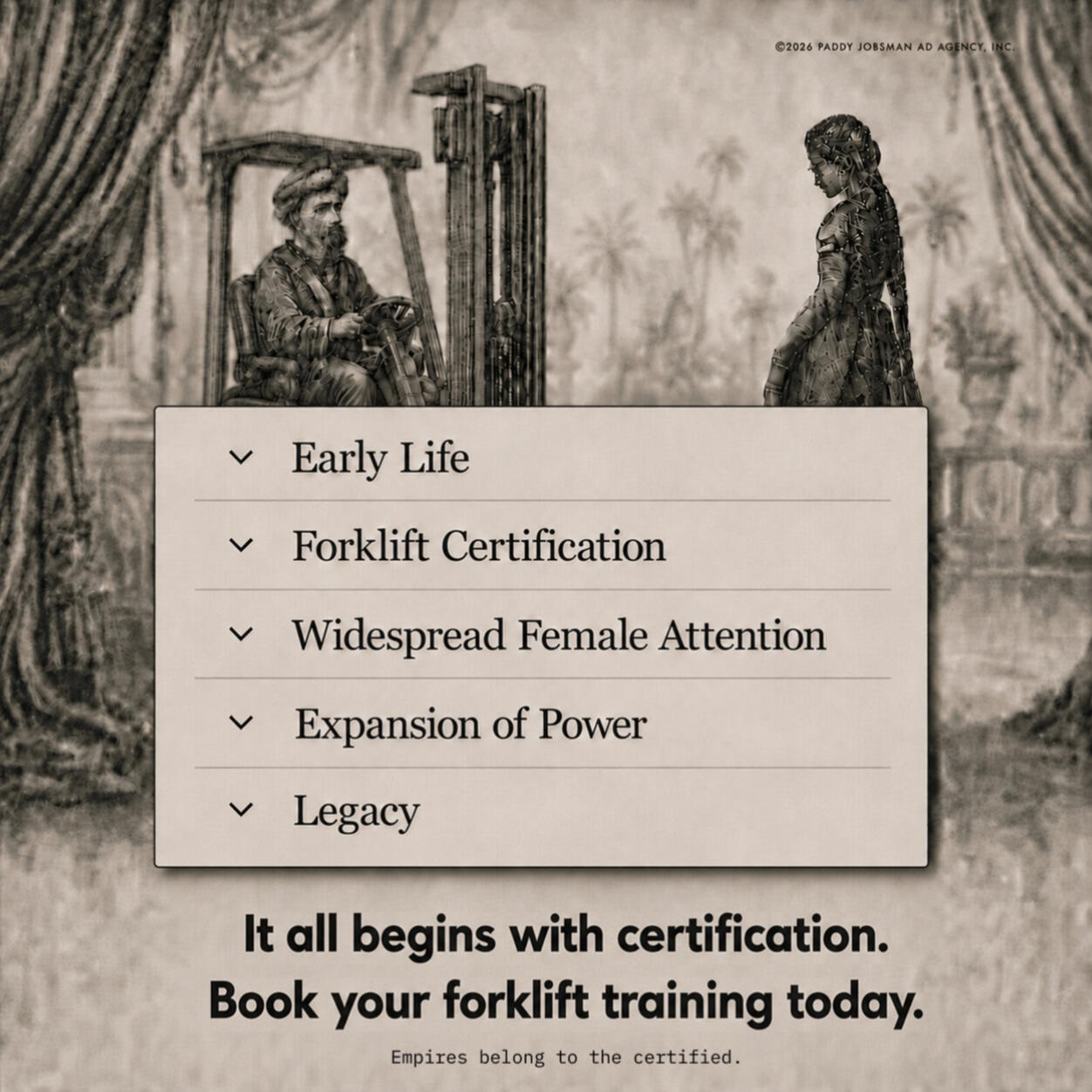 Forklift Certification Ad